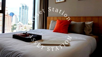 Condos for sale : Urgent sale! Luxury condo, The Lumpini 24, fully furnished, city view, high floor, near BTS Phrom Phong.