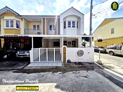 ทาวน์โฮม มาร์เก็ต วิลเลจ สุวรรณภูมิ : หมู่บ้านพิศาล เทพารักษ์ ทาวน์เฮ้าส์หลังมุม รีโนเวทใหม่ ใกล้บิ๊กซี บางพลี