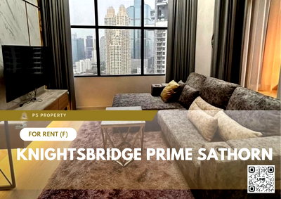 คอนโดให้เช่า : ให้เช่า 📍 Knightsbridge Prime Sathorn 📍 เฟอร์นิเจอร์ และ เครื่องใช้ไฟฟ้าครบ ใกล้ BTS ช่องนนทรี