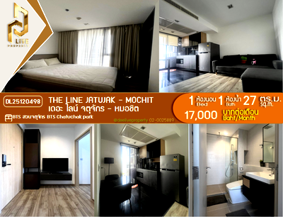 Condos for rent : DL25120498 Condo for rent, THE LINE Jatujak - Mochit near BTS Chatuchak park, ready to move in, call urgently 0638692663 LineID @952jdxxk