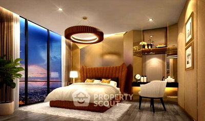 Condos for sale : 3-BR Duplex at Sapphire Luxurious Condominium Rama III close to Phra Ram 3 (ID 1299052)