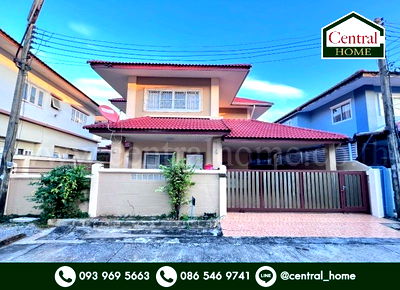 ขายบ้านเดี่ยว : บ้านเดี่ยว ปทุมวดี บางหลวง - ปทุมธานี บ้านสวย หลังริม