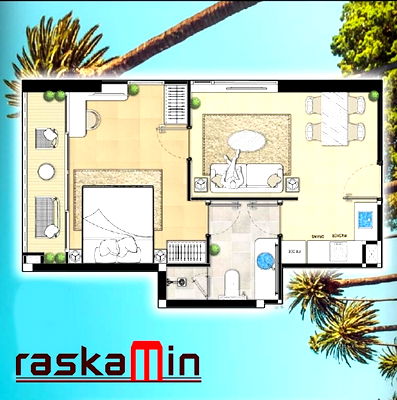 ขายคอนโด : KT0053📲LineID @556ryccg🌅1ห้องนอน 45ตรม ชั้น8🏞️วิวเขาพระตำหนัก The Riviera Malibu🌴เดอะ ริเวียร่า มาลิบู