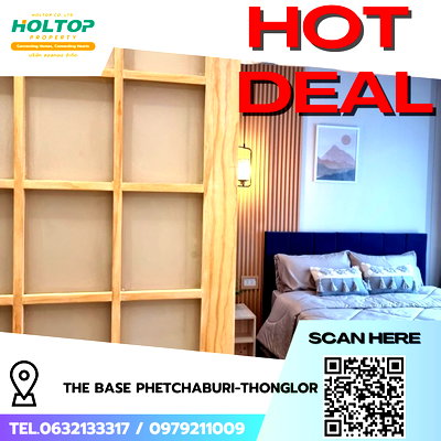 คอนโดให้เช่า : #R8275  🎉 171268  ให้เช่าคอนโด THE BASE Phetchaburi-Thonglor 