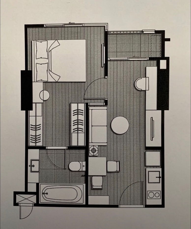 picture IDEO Sukhumvit 93☎️ big 1 bed 35 sqm with bathtub‼️ only 18500/month‼️ NOW AVAILABLE 🔆✅ - 10/10
