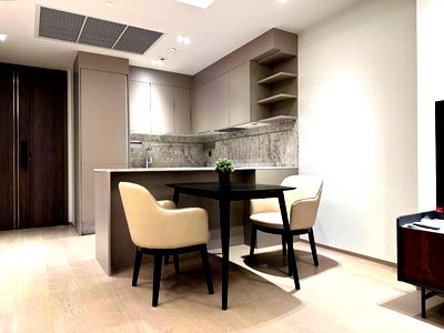 Condos for rent : Luxury Condo for Rent | 1BR 57 Sq.m. 9th Floor | Private Parking | 75,000 THB/Month