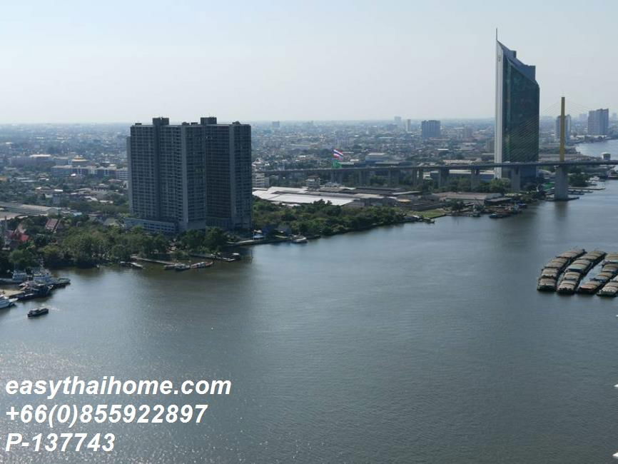 รูป P-137743 ให้เช่า คอนโด ลุมพินี พาร์ค ริเวอร์ไซด์ พระราม 3 Bang Phong Phang, Yan Nawa, Bangkok พร้อมอยู่ ราคาถูก Line Id @easythaihome 085-592-2897 - รูปที่ 11/12