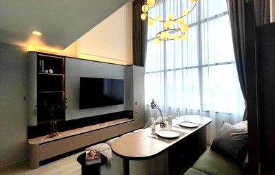 คอนโดให้เช่า : ว่างพร้อมอยู่! KnightsBridge Prime. 1นอน 38ตร.ม. Line id: @pfagent