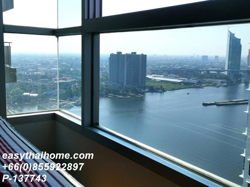 รูป P-137743 ให้เช่า คอนโด ลุมพินี พาร์ค ริเวอร์ไซด์ พระราม 3 Bang Phong Phang, Yan Nawa, Bangkok พร้อมอยู่ ราคาถูก Line Id @easythaihome 085-592-2897 - รูปที่ 9/12