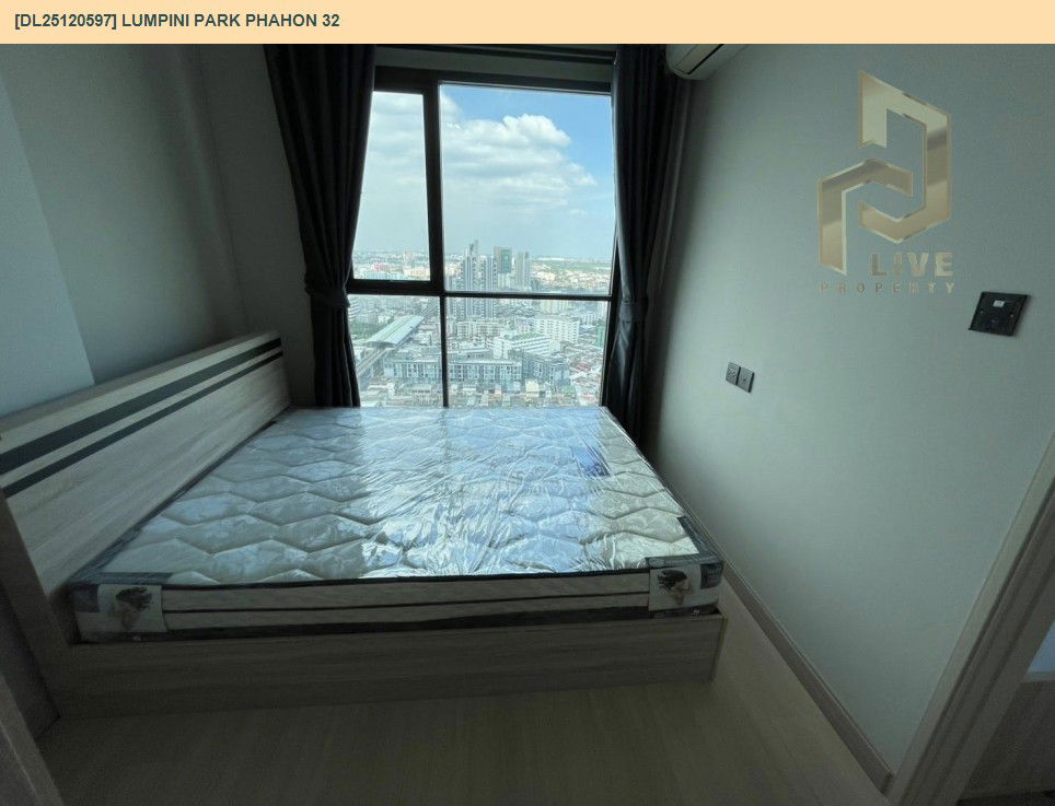 รูป DL25120597 ให้เช่าคอนโด ลุมพินี พาร์ค พหล 32 (Lumpini Park Phahon 32) ใกล้ BTS รัชโยธิน พร้อมเข้าอยู่ โทรด่วน 0653619502 LineID @534wlwof - รูปที่ 2/11