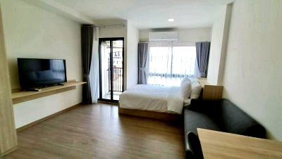 Condos for sale Pattaya Sai 2 : ⛵ Vay1 ⛵ Foreigner quota / City view / 7F / Studio room for quick sale彡