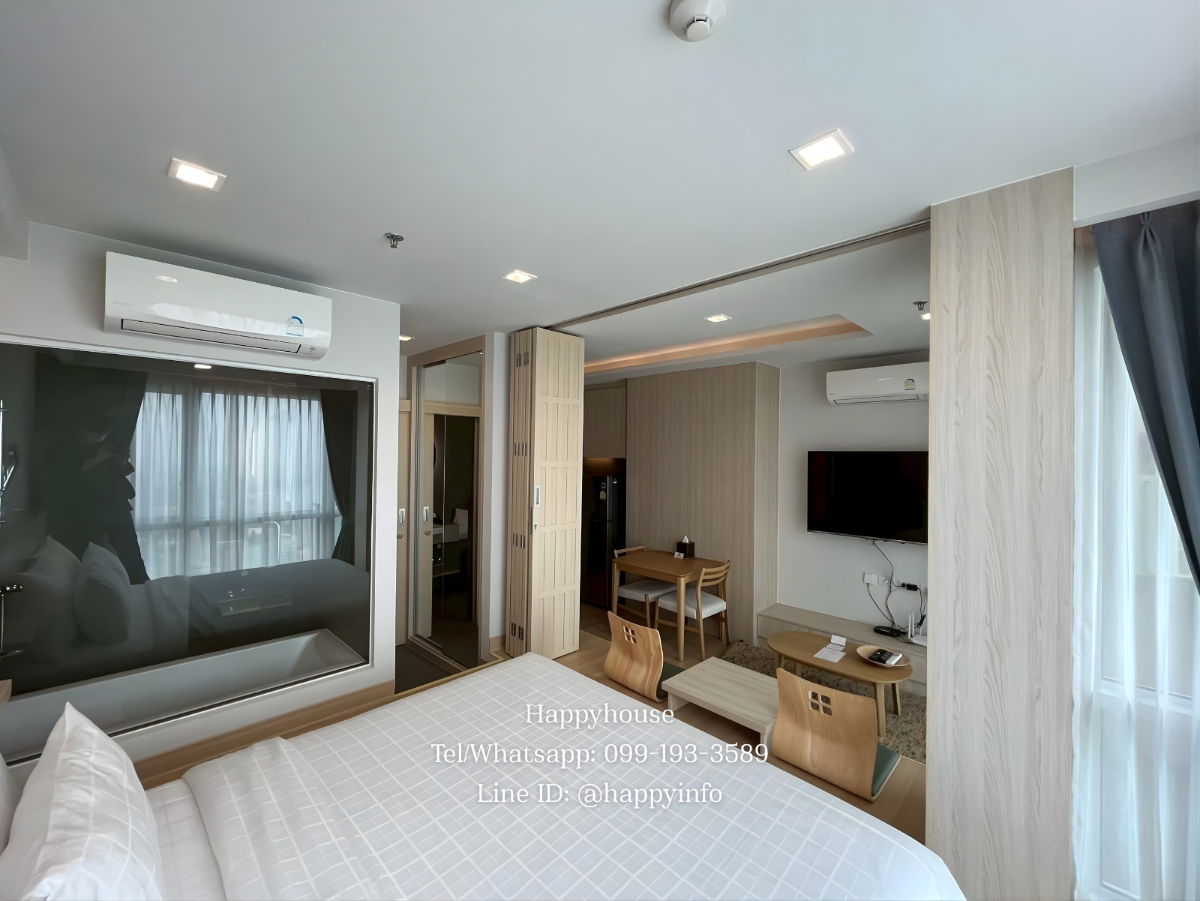 รูป คอนโดหรูสไตล์ญี่ปุ่น ส่วนกลางครบ! ชั้น 28 วิวทะเลและภูเขา ขนาด 35 ตรม. เฟอร์นิเจอร์/เครื่องใช้ไฟฟ้าครบ!!! ฟรี Wi-Fi เพียง 16,000 บาท/เดือนเท่านั้น!!! - รูปที่ 2/12