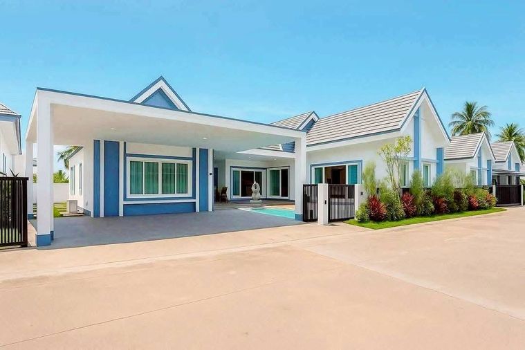 บ้านพูลวิลล่าใหม่ 5 ห้องนอน 5 ห้องน้ำ พร้อมอยู่ ต.โป่ง พัทยา ราคาพิเศษเพียง 8.98 ล้าน