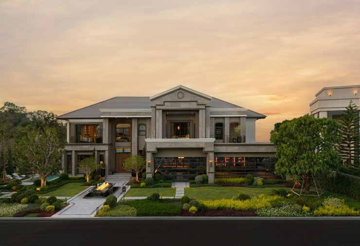 4-bed house for sale, 439 sqm, 118.5 sq wah, Grand Bangkok Boulevard Suksawat - Rama 3