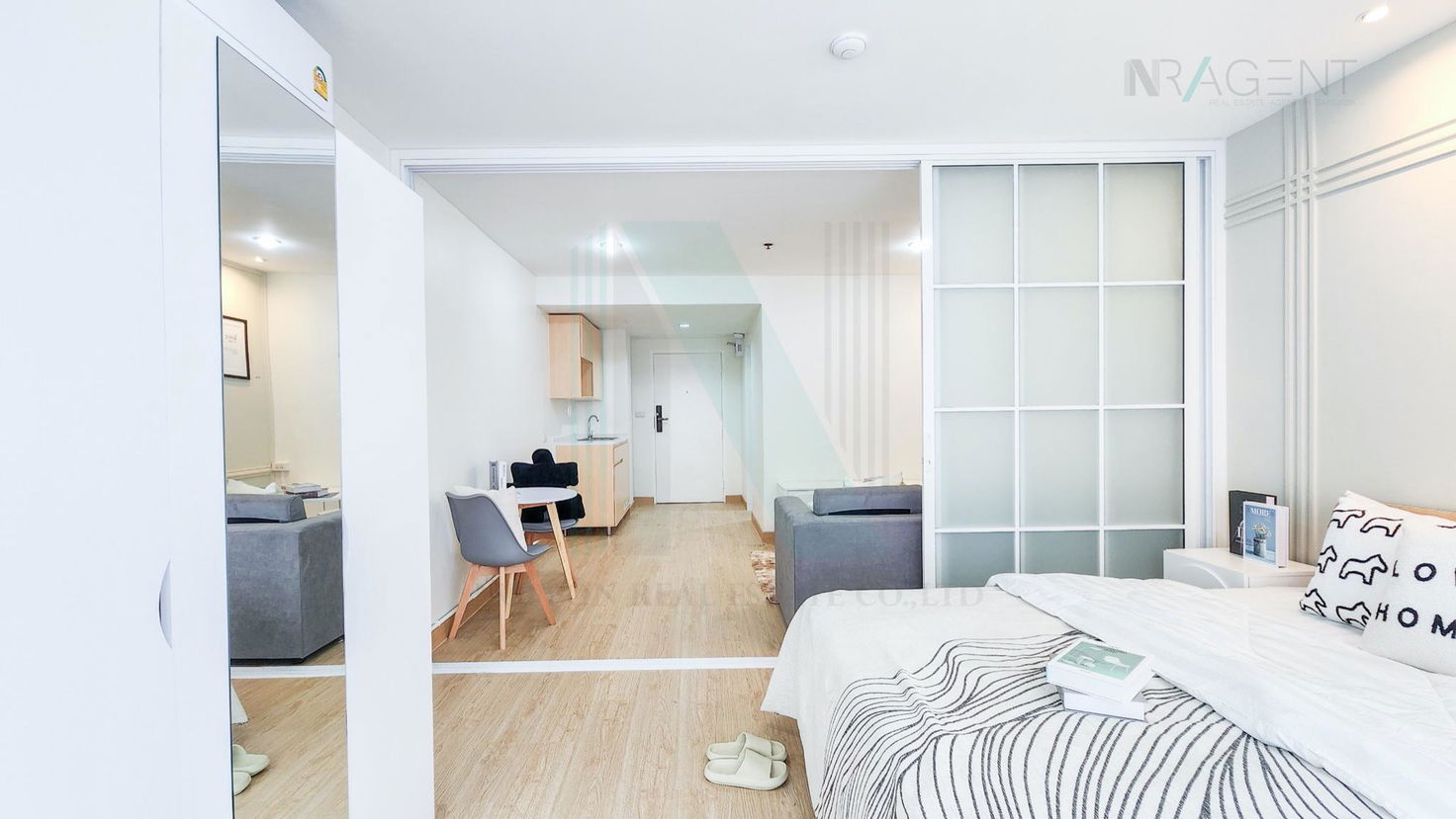 รูป 🔺 ให้เช่าคอนโด รัชดา ออร์คิด อาคาร A ชั้น 12 1 ห้องนอน ขนาด 35.00 ตรม ใกล้ โรงเรียนอนุบาลนานาชาติเพรพ - รูปที่ 6/8