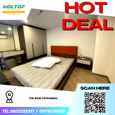 Condos for rent Don Mueang Airport : #Z3711💥 171268 🔥 Condo for Rent: THE BASE Saphanmai