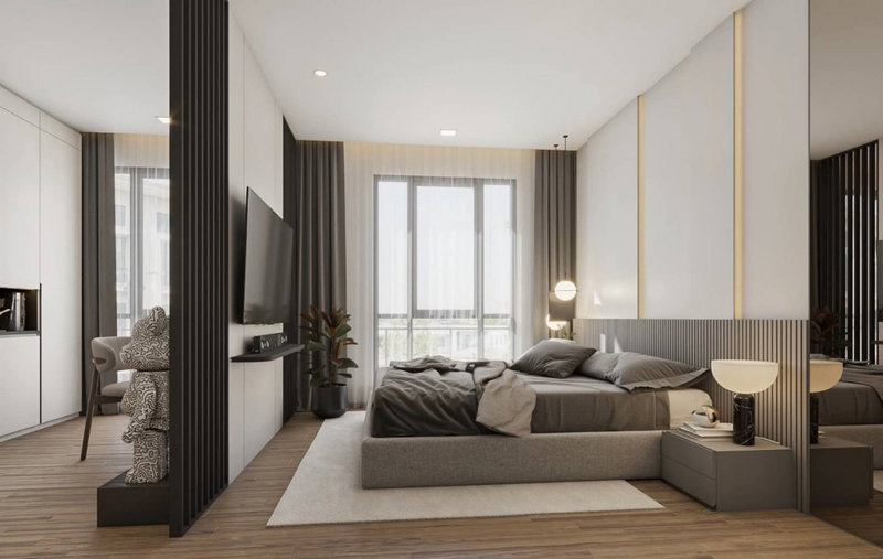 ทาวน์โฮมให้เช่า : ให้ เช่าทาวน์เฮ้าส์​ พาทิโอ​ รัชโยธิน​ แต่งสไตล์ Modern​ Luxury​ 31 ตร.ว​ 3​ นอน​ 5 น้ำ​ พร้อมเฟอร์​