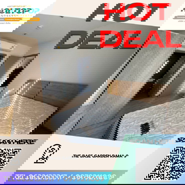 รูป #Z3712💥 171268 🔥ให้เช่าคอนโด THE BASE Garden Rama 9 - รูปที่ 1/5