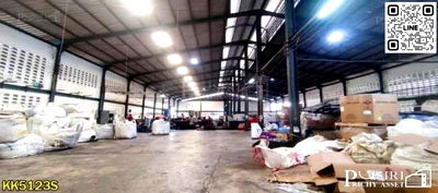 โรงงาน นิคมมหาราชนคร : โรงงาน 9,270 ตร.ม. พร้อมที่เปล่า 7.5 ไร่ และห้องพักคนงาน 74 ห้อง ใกล้ ถ.เศรษฐกิจ - KK5123S