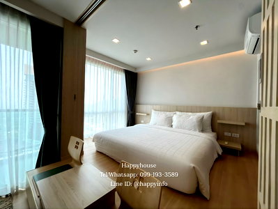 Condos for rent Samitivej Sriracha Hospital : Luxurious Japanese style,28th floor,sea/mountain view,size 35 sq m., complete furniture/electrical appliances Free Wi-Fi for only 16,000 baht/month!!!