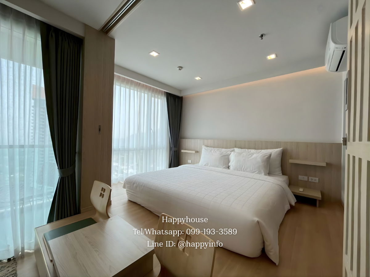 รูป คอนโดหรูสไตล์ญี่ปุ่น ส่วนกลางครบ! ชั้น 28 วิวทะเลและภูเขา ขนาด 35 ตรม. เฟอร์นิเจอร์/เครื่องใช้ไฟฟ้าครบ!!! ฟรี Wi-Fi เพียง 16,000 บาท/เดือนเท่านั้น!!! - รูปที่ 1/12