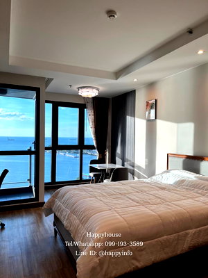 Condos for rent Robinson Sriracha : Building A,16th fl.,sea view,35 sqm.,complete furniture/electrical appliances! Only 12,000 baht/month.