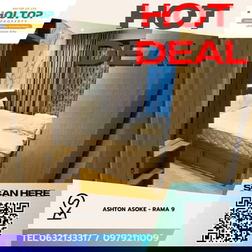 #Z3713💥 171268 🔥 Condo for Rent: ASHTON Asoke - Rama 9