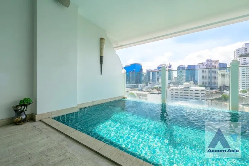 รูป 🔼🔽 AccomA 📩 Private Swimming Pool,Huge Terrace,Fully Furnished 2 BR Condominium @Le Raffine Sukhumvit 39 (AA16480) - รูปที่ 4/20