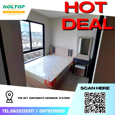 Condos for rent : #Z3700💥 171268 🔥 Condo for Rent: The Sky Sukhumvit-Udomsuk Station