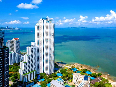 ขายคอนโด : ขายคอนโดติดหาด The Palm Wongamat 2 ห้องนอน วิวทะเล (โควตาต่างชาติ)