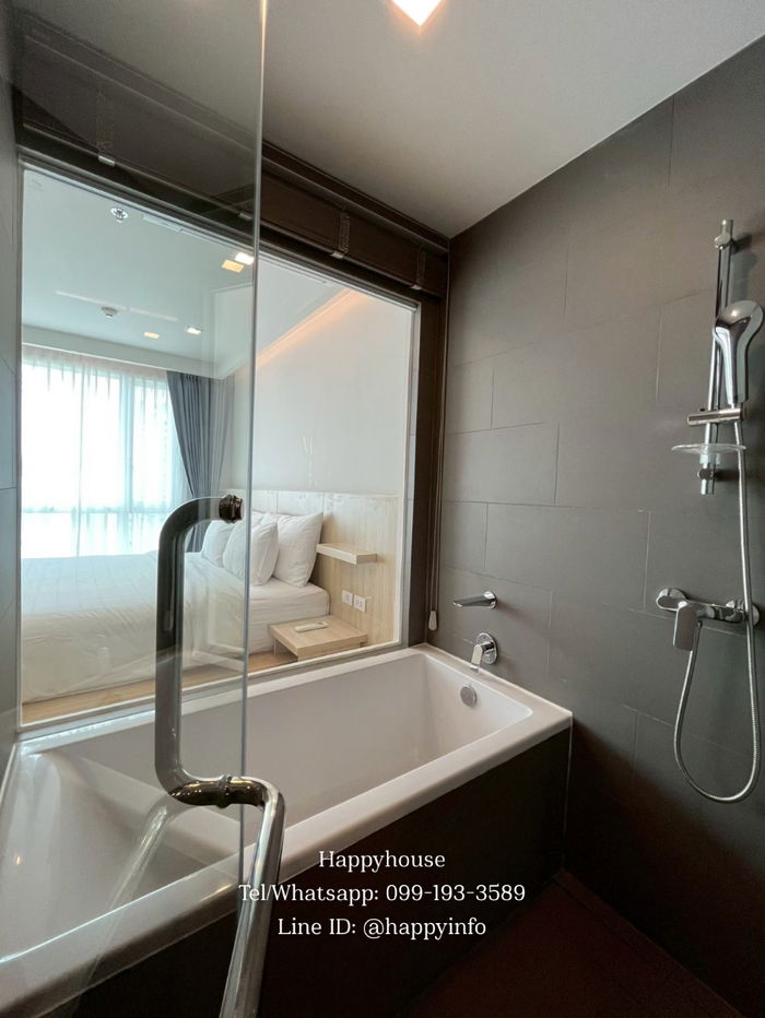 รูป คอนโดหรูสไตล์ญี่ปุ่น ส่วนกลางครบ! ชั้น 28 วิวทะเลและภูเขา ขนาด 35 ตรม. เฟอร์นิเจอร์/เครื่องใช้ไฟฟ้าครบ!!! ฟรี Wi-Fi เพียง 16,000 บาท/เดือนเท่านั้น!!! - รูปที่ 9/12