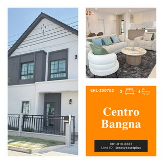 EHL-250752 For sale 🏡 Centro Bangna, near Mega Bangna.