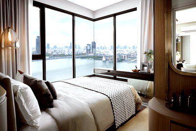 Condos for rent : New Condo 2 Beds River View New Room & New Condo Close to Rama 3 and Sathorn area,  Terminal 21 @ Nue Riverest Ratburana