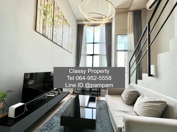 *** ให้เช่าคอนโด :  ไอดีโอ พระราม9-ตัดใหม่ ห้องduplex ห้องสวย เฟอร์ครบ ประตูดิจิตอล (Ideo New Rama 9)  ***