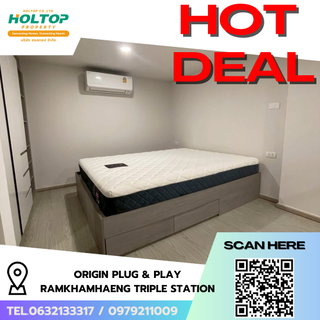 รูปภาพ #R8292 🎉 181268 Condo for Rent: Origin Plug & Play Ramkhamhaeng Triple Station