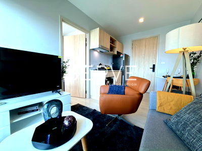 Condos for rent Central Plaza Bang Na : 1 Bed  Unbloock View Nice Room Fully furnished Good Location 20 Steps From MRT Si La Salle Station  @ Nue Noble Srinakarin Lasalle