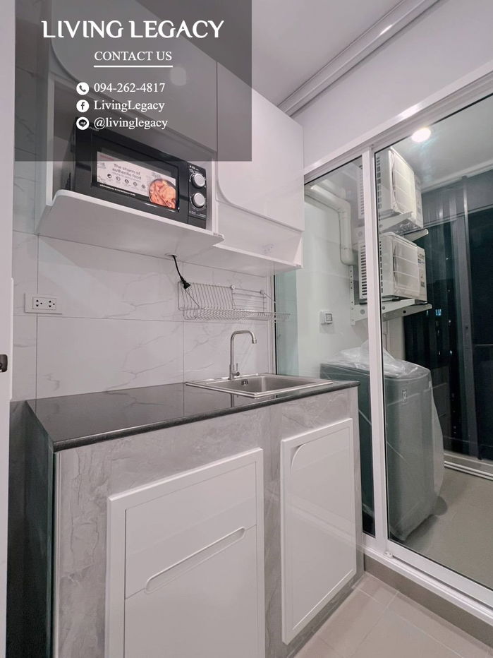 รูป T792A5 ให้เช่าคอนโด Regent Home Bangna 28 ตร.ม. ชั้น 17 ตึก A line id : @livinglegacy - รูปที่ 6/6