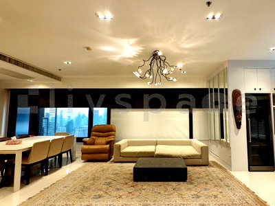 Condos for rent : ▚ LE189ツ For Rent: Amanta Lumpini 2 Bed 138.52 sq.m.! 💎 Massive Rare Unit Very High Floor Panoramic City View Stunning Decor Only 85,000 THB!