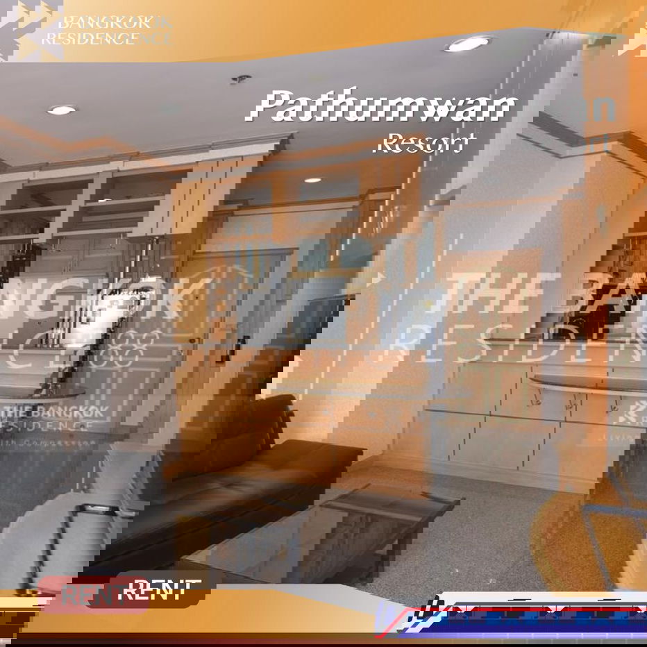 รูป Pathumwan Resort ✨ ยูนิตกว้าง ตกแต่ง&เครื่องใช้ไฟฟ้าครบ 💖 ใกล้ BTS ราชเทวี - รูปที่ 1/10