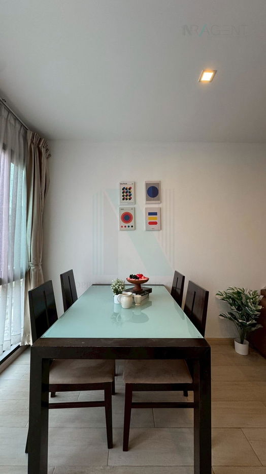 รูป 🚩 ให้เช่าคอนโด โนเบิล รีเฟลกซ์ อารีย์ อาคาร 1 ชั้น 16 1 ห้องนอน ขนาด 50 ตรม ใกล้ Villa Market - รูปที่ 7/8