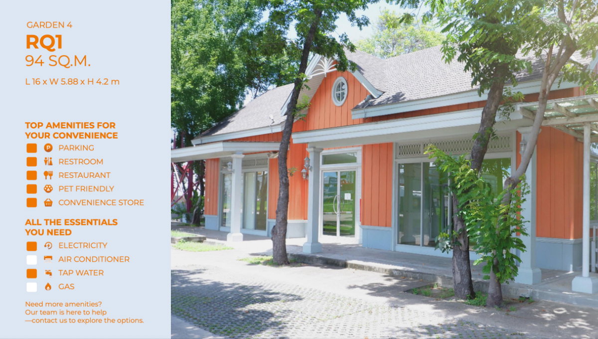 Retails space for Rent at iPLACE Business Park, Laem Chabang Located in a prime area near major industrial zones, Laem Chabang Deep Sea Port