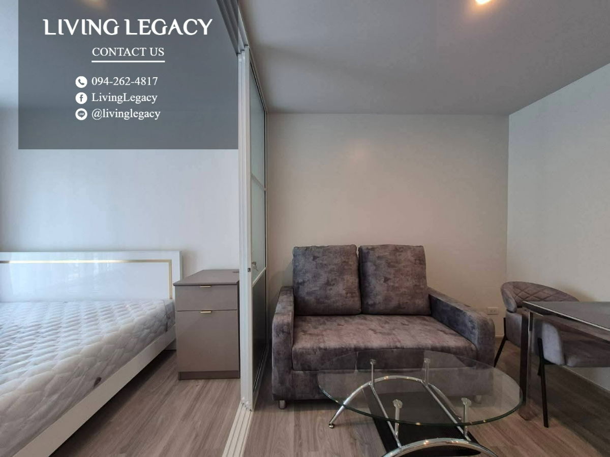 รูป T792A5 ให้เช่าคอนโด Regent Home Bangna 28 ตร.ม. ชั้น 17 ตึก A line id : @livinglegacy - รูปที่ 3/6