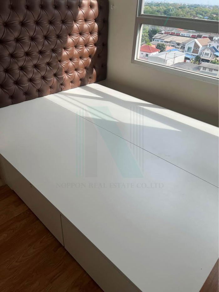 รูป 🎉 ให้เช่าคอนโด ลุมพินี พาร์ค นวมินทร์-ศรีบูรพา อาคาร B2 ชั้น 9 1 ห้องนอน ขนาด 28 ตรม ใกล้ ตลาดอินทรารักษ์ - รูปที่ 2/8