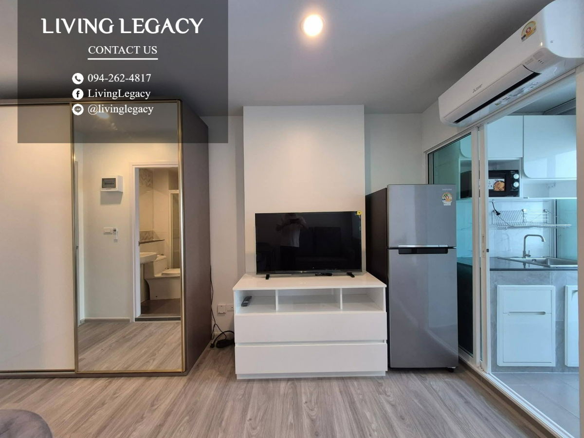 รูป T792A5 ให้เช่าคอนโด Regent Home Bangna 28 ตร.ม. ชั้น 17 ตึก A line id : @livinglegacy - รูปที่ 5/6