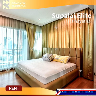 Condos for rent Siam Center :  Supalai Elite Phayathai ✨ Newly renovated, fully-furnished 🛋️Near BTS Phaya Thai 