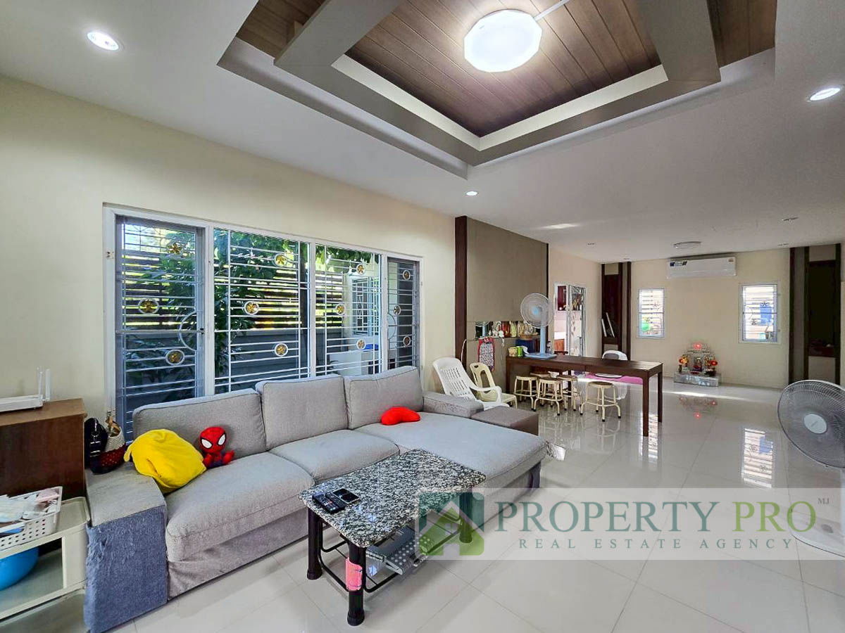 รูป ขาย บ้าน กรองทอง ทรอปิคอล เฉลิมพระเกียรติ ร.9 บ้านเดี่ยว 2 ชั้น 4 ห้องนอน 56 ตรว 200 ตรม หลังริม สภาพดีมาก มีส่วนต่อเติม ใกล้ ประเวศ : MJ25S-008 - รูปที่ 4/30