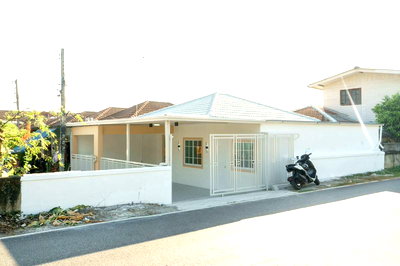 ทาวน์โฮม บางบัวทอง นนทบุรี : ทาวน์เฮ้าส์ชั้นเดียว หลังมุม หมู่บ้านพฤกษา 3