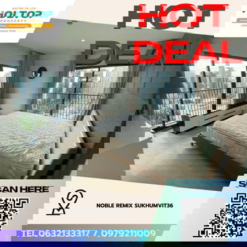 #Z3732💥 201268 🔥ให้เช่าคอนโด Noble Remix Sukhumvit36