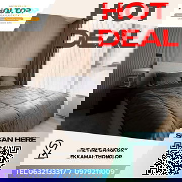 #Z3725💥 201268 🔥ให้เช่าคอนโด The Fine Bangkok Ekkamai-Thonglor