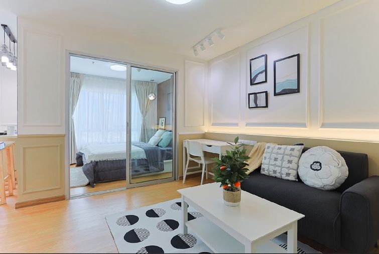 ให้เช่าห้องรีโนเวทใหม่ คอนโดเดอะ ทรัสต์ เรสซิเด้นท์ รัชดาพระราม3